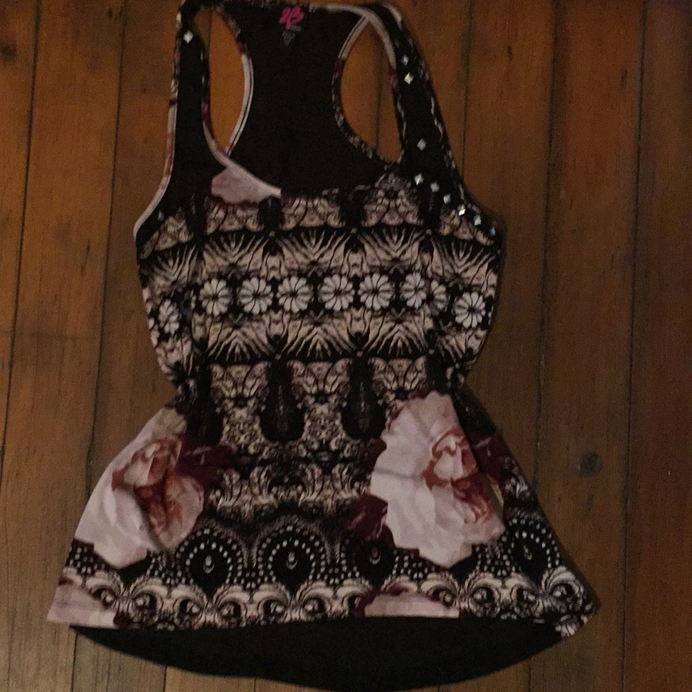 Bebe sheer top